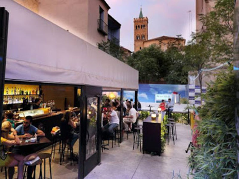 terraza libertad en el tubo de zaragoza